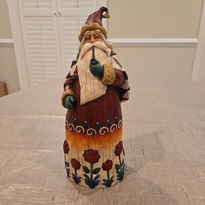 Jim Shore Santa with Pipe Figurine